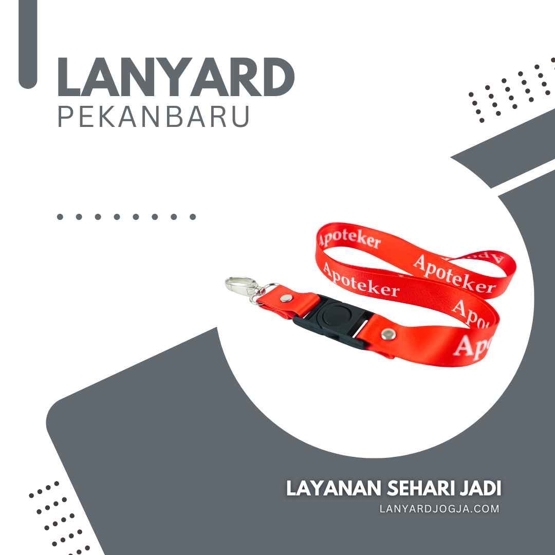 Tali Id Card Kulit atau Lanyard Polyester Tissue?